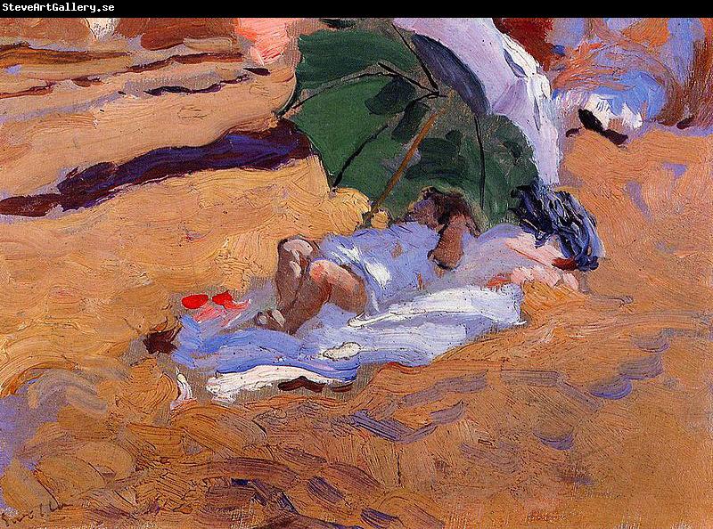 Joaquin Sorolla Y Bastida Child's Siesta